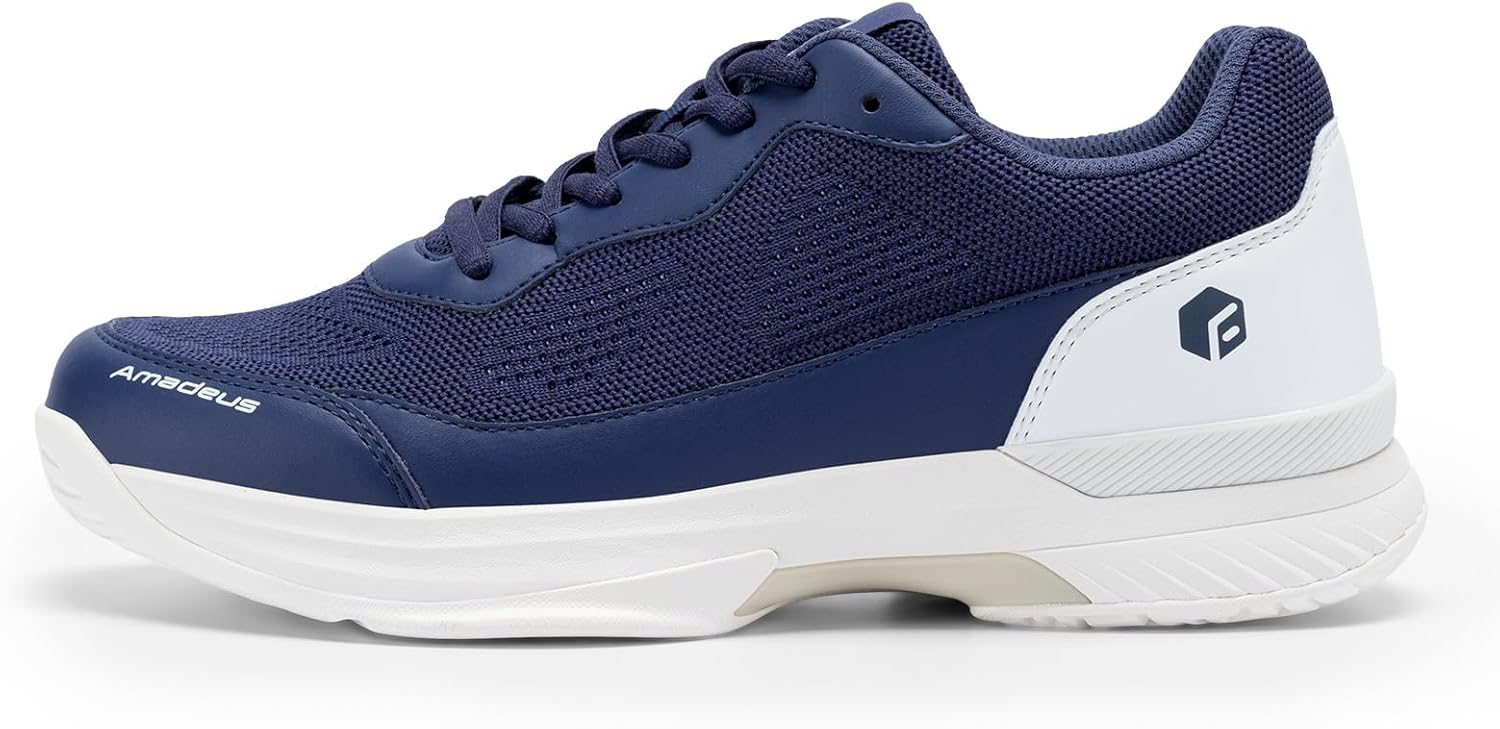 FitVille Wide Pickleball Shoes for Men Tennis Shoes Sneakers for All Court Racquetball Athletic Shoes for Racquet Sport | Arch Support & Wide Toe Box - Image 8