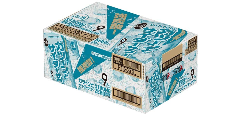 Amazon.co.jp: 【スカッとした炭酸感】 -196℃ ストロングゼロ ガツーン