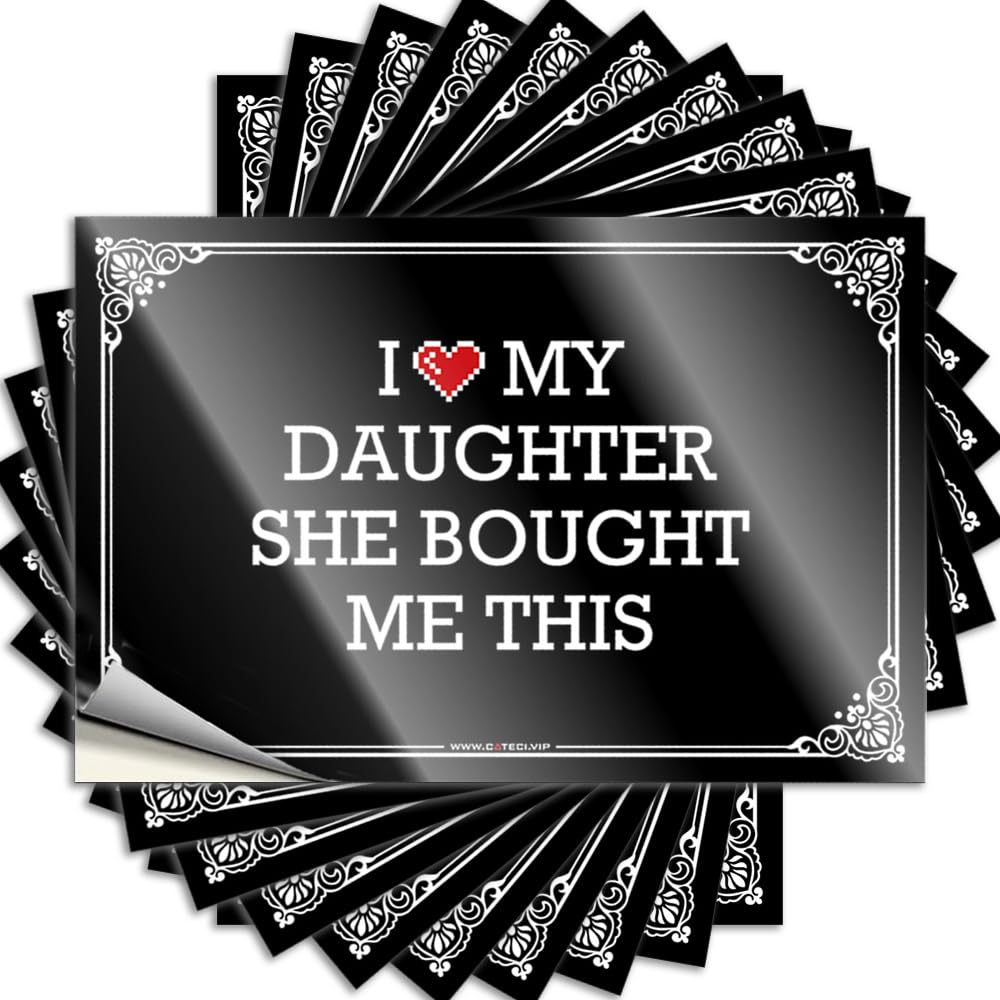 Big, Tattoo Tumbler I Love My Daughter She Bought Me This | Paw Gaming(12X18CM)
