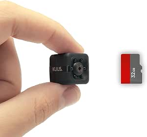 THEXLY Mini Telecamera spia nascosta HD wifi professionale - micro videocamera con sensore di movimento e visione notturna - Spy cam quadrata sorveglianza interno 1080p (NEW VERSION 2024