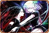 Bort (Houseki No Kuni), Diamond (Houseki No Kuni), Houseki No Kuni Anime Poster Home Wall Art Decoration Retro Metal Tin Sign 8x12 inch