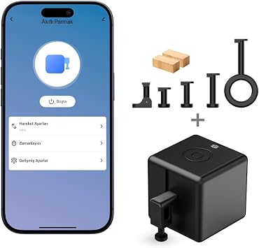 mart Ak ll  Parmak, Bluetooth Kontroll  Otomatik Buton Bas c