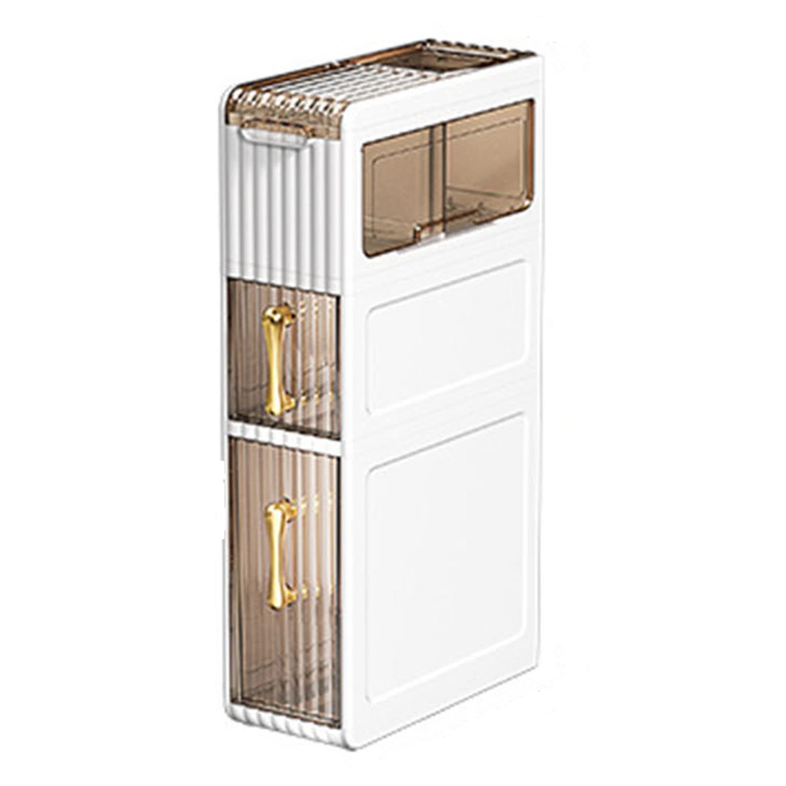 Armoire de toilette et étagère latérale mobile pour créer un cocon zen et ordonné
