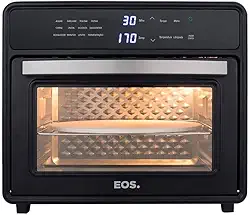 Forno Elétrico e Air Fryer Oven Pizza Eos 30 Litros Premium Digital All Black Efe30apd 110v