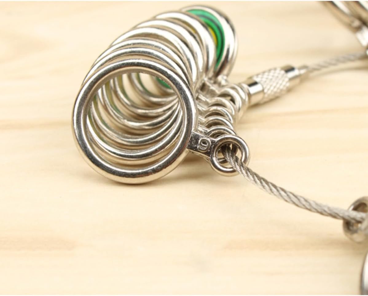 US Finger Ring Sizer Gauge for Wide Rings, Size 1-13