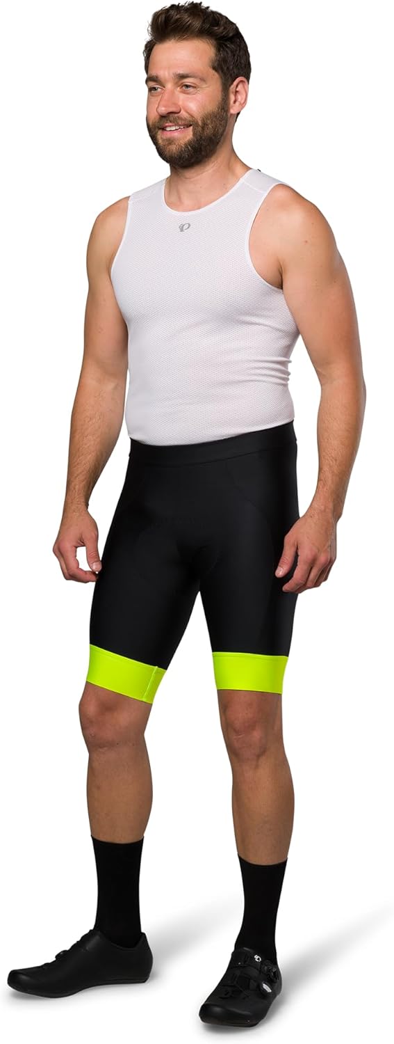 PEARL IZUMI Mens Biker Shorts Cycling Shorts 10.5 Attack Cycling Shorts, Breathable with Reflective Fabric.