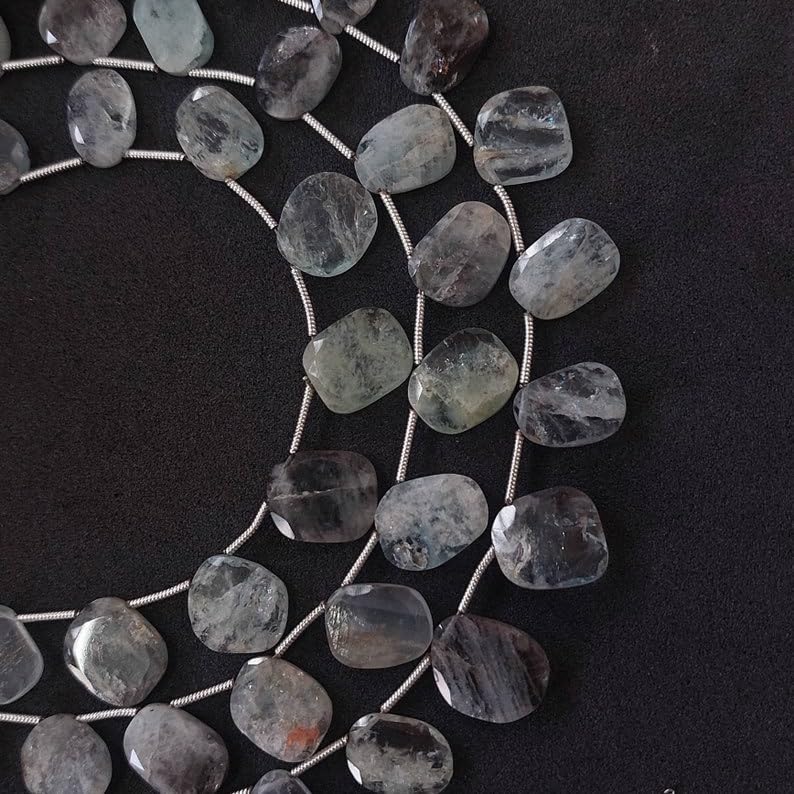 Perles à facettes pour fabriquer vos bijoux d'été en aigue-marine