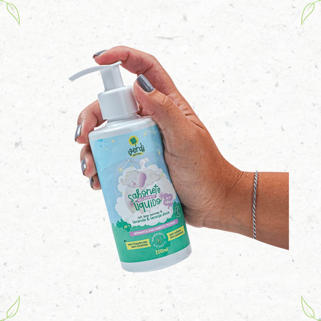 Sabonete Líquido Infantil Vegano Ingredientes Naturais Óleos Essenciais Verdi Natural em promoção! Veja a oferta e mais achadinhos de Natural, Vegano & Clean Beauty 5 Hoje é o melhor dia para comprar Sabonete Líquido Infantil Vegano Ingredientes Naturais Óleos Essenciais Verdi Natural com aquele preço maroto! Promoção! Aproveite a oferta! 5