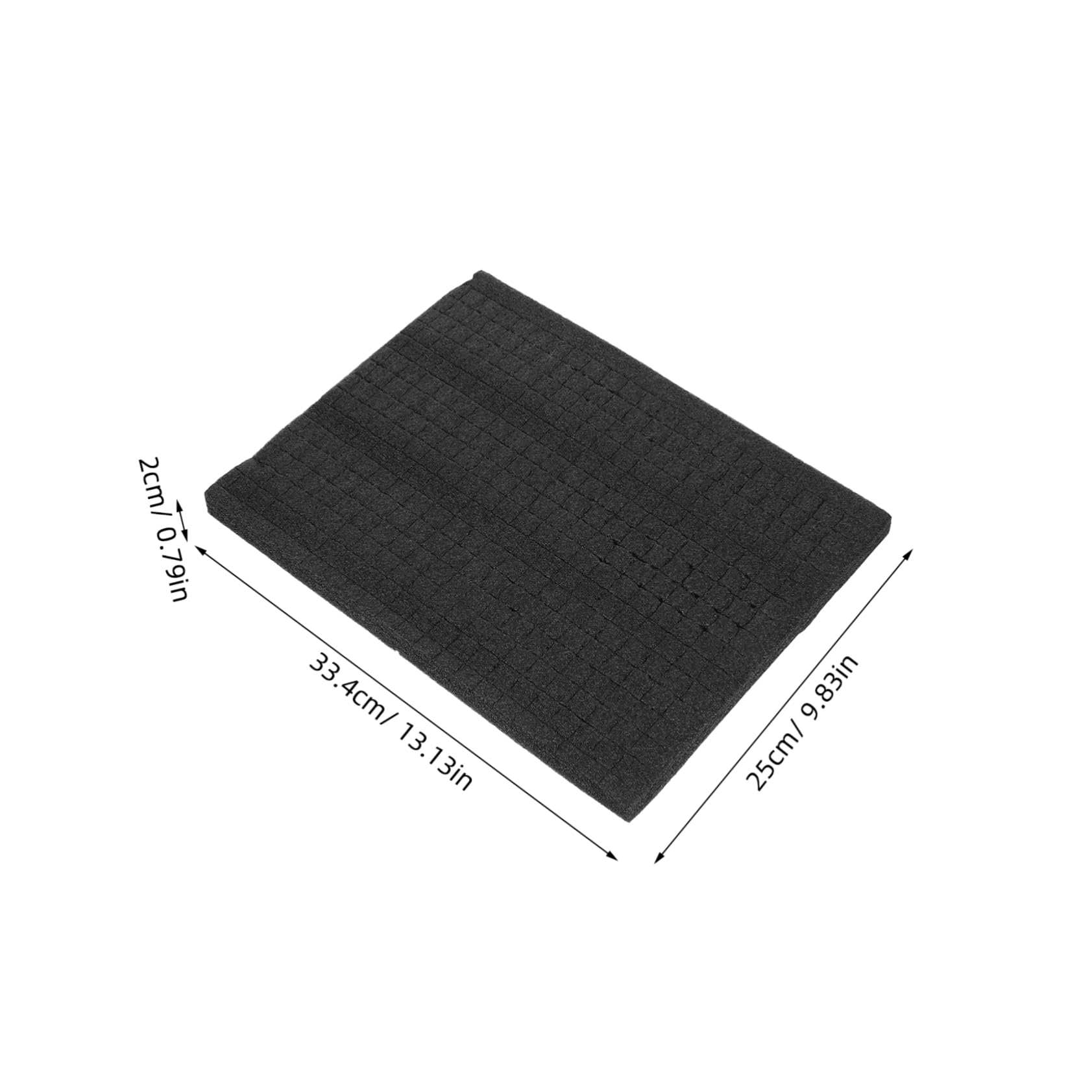 Feuilles de Mousse Epe Noires pour Boîtes à Outils, Lot de 2