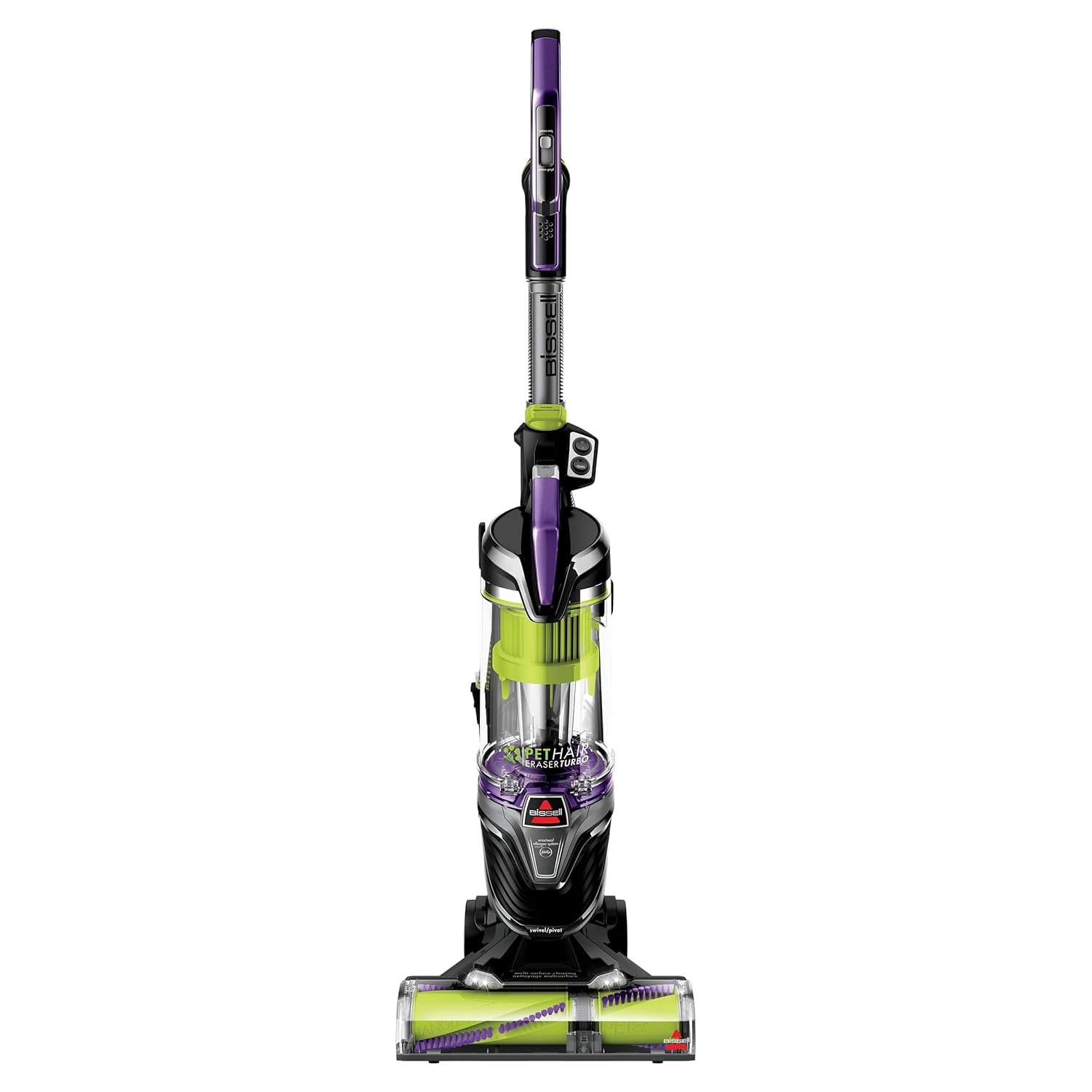 BISSELL 24613 Pet Hair Eraser Turbo Plus Lightweight Vacuum Tangle-Free Brush Roll Powerful Pet Hair Pick-up SmartSeal Allergen
