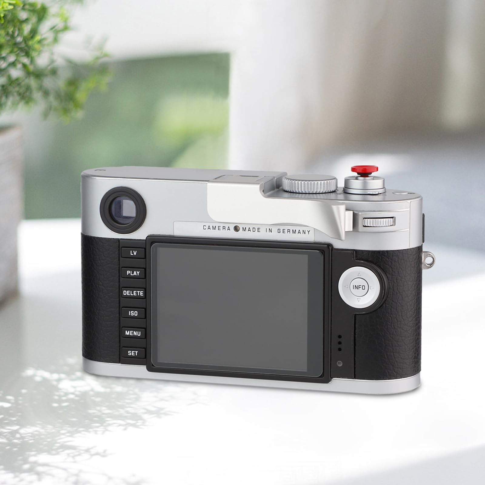 Haoge THB-M24S Griffe en métal pour appareil photo Leica M Typ240 M240, M-P Typ 240 M240P, M Typ262 M262, M-D Typ 262 Argenté