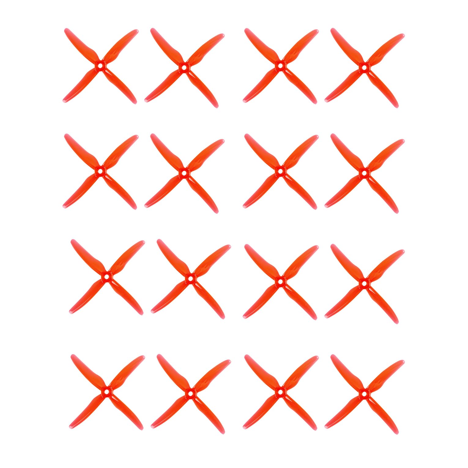 Gemfan 51455 Hurricane X Durable 4 Blade Props 5.1-inch Quad Blades Multirotors Props for FPV RC Quadcopter Drone 16pcs 8CW 8CCW
