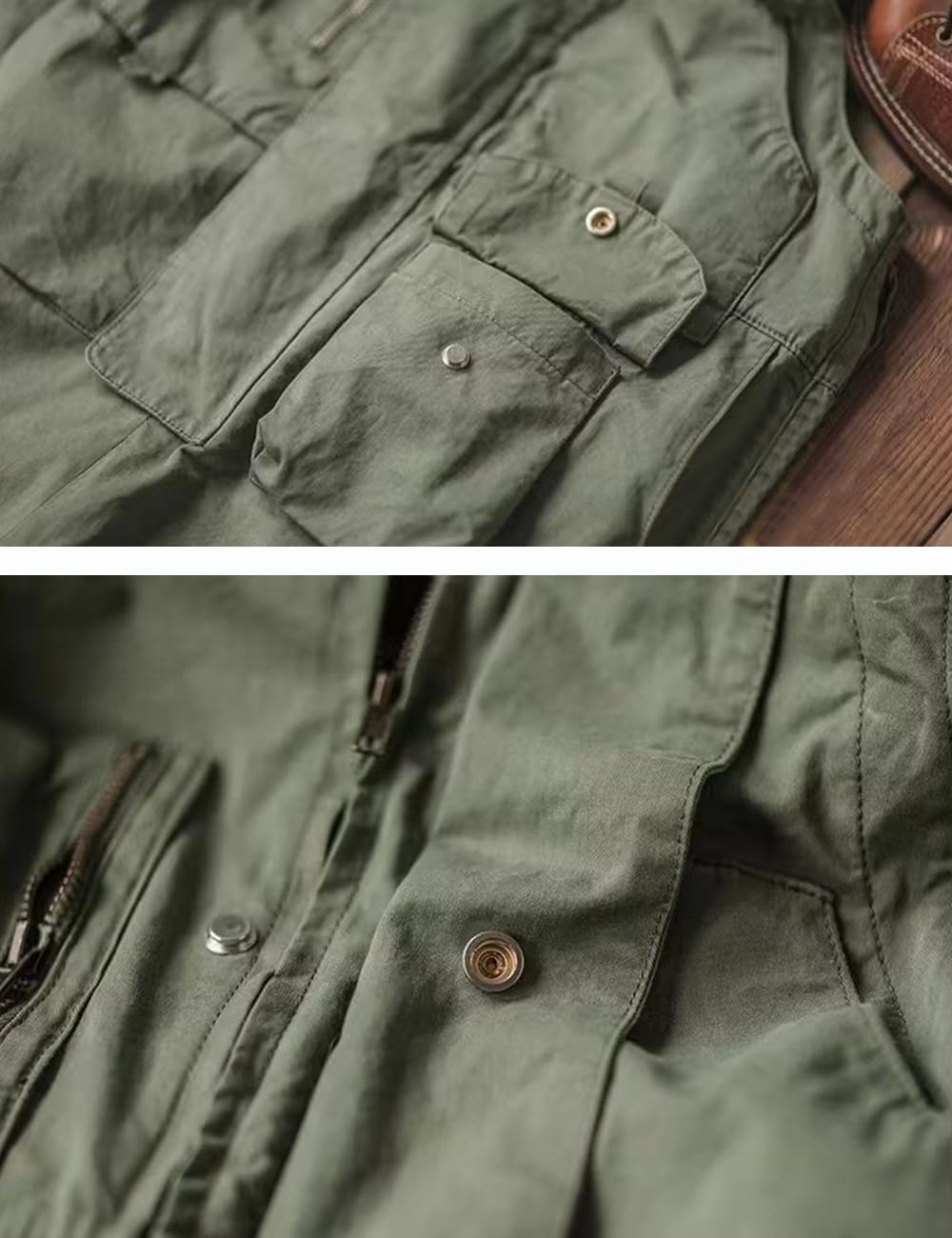 Rexcyril Men's Bib Overalls Loose Fit Baggy Casual Workwear Fashion Lightweight Sloppy Coveralls with Cargo Pockets - Image 5