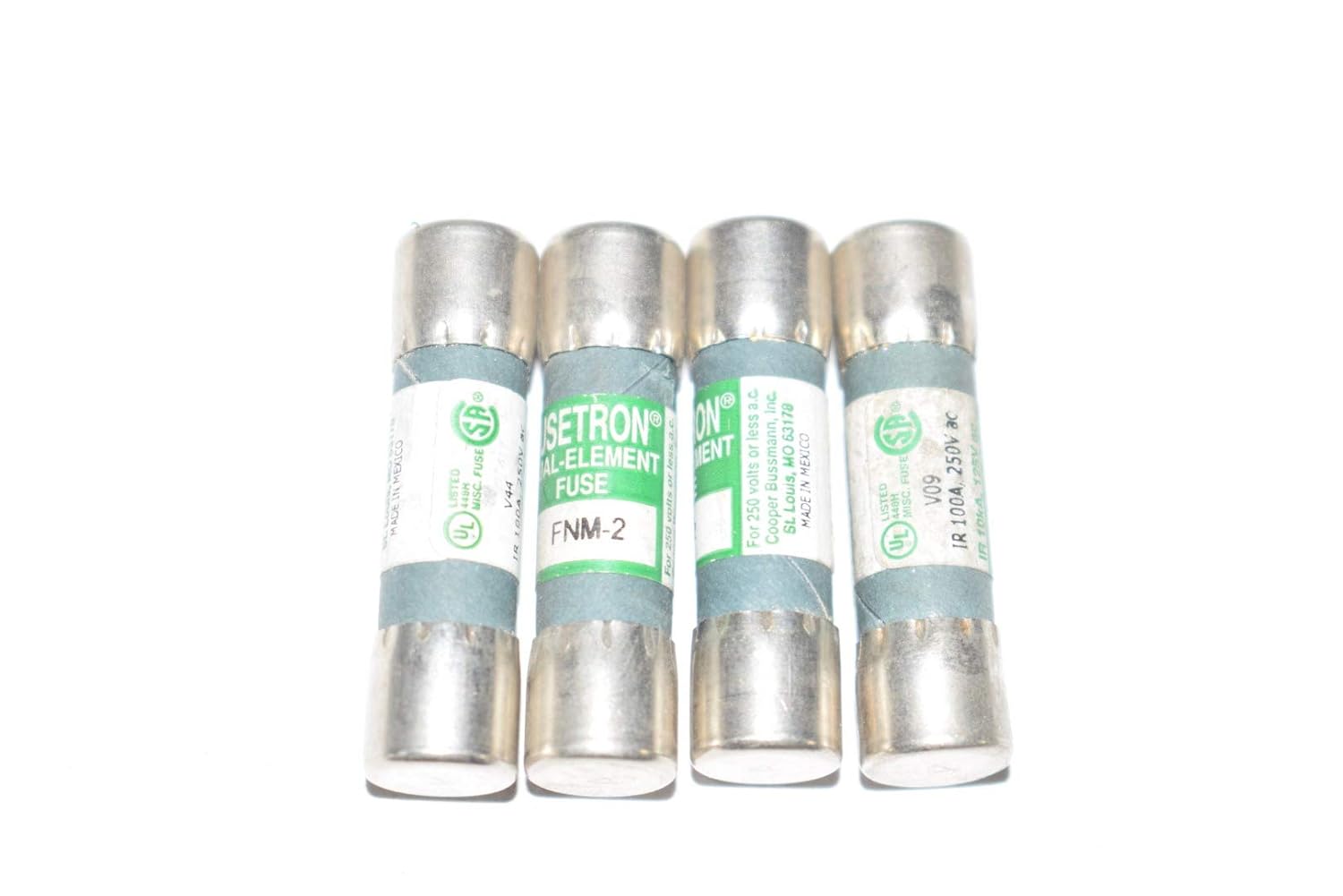 FNM-2 Dual Element Fuse 2A 250V Lot of 10