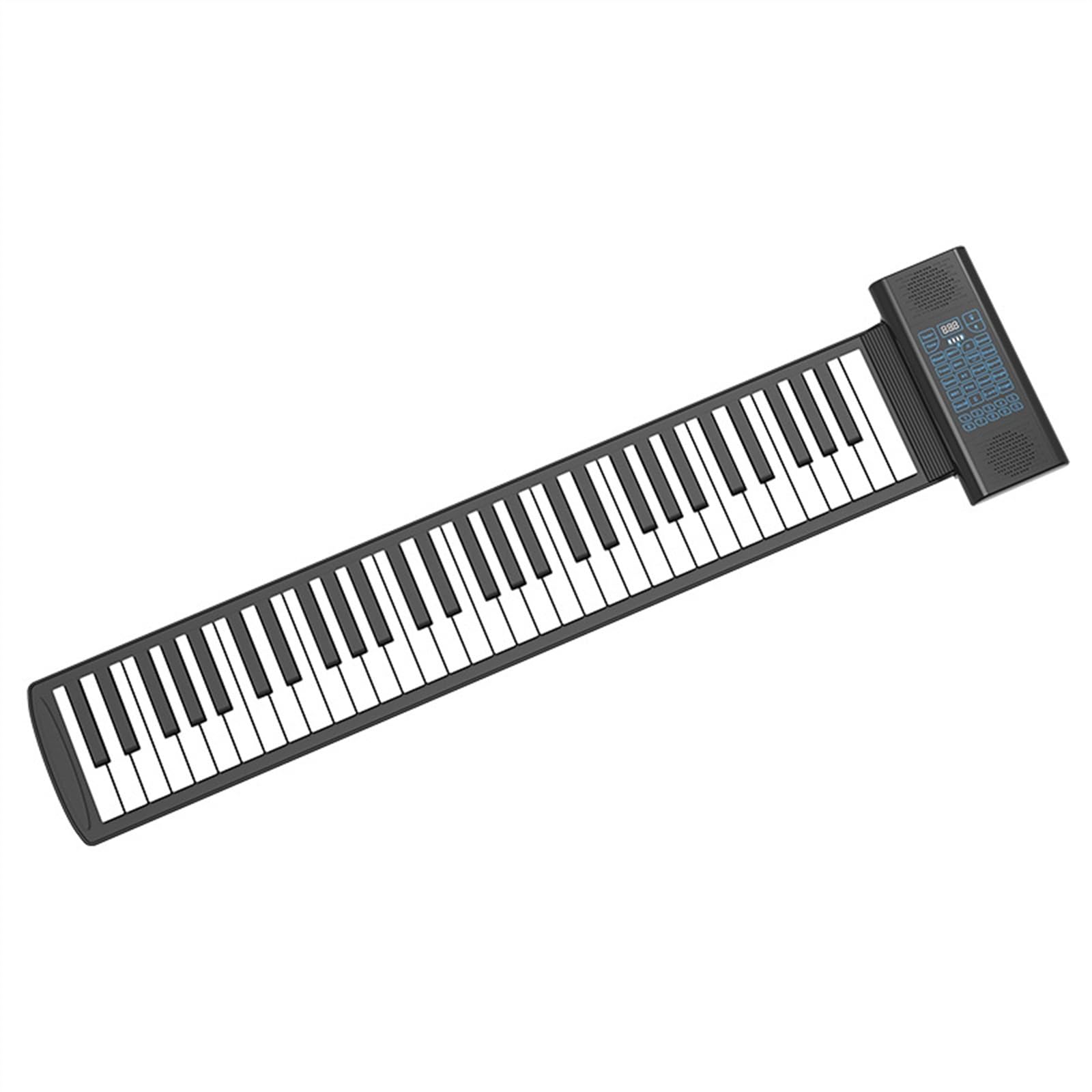 Anfänger Elektronisches Klavier Doppellautsprecher 61-Tasten Handgerolltes Klavier Für Anfänger Tragbares MIDI-Keyboard