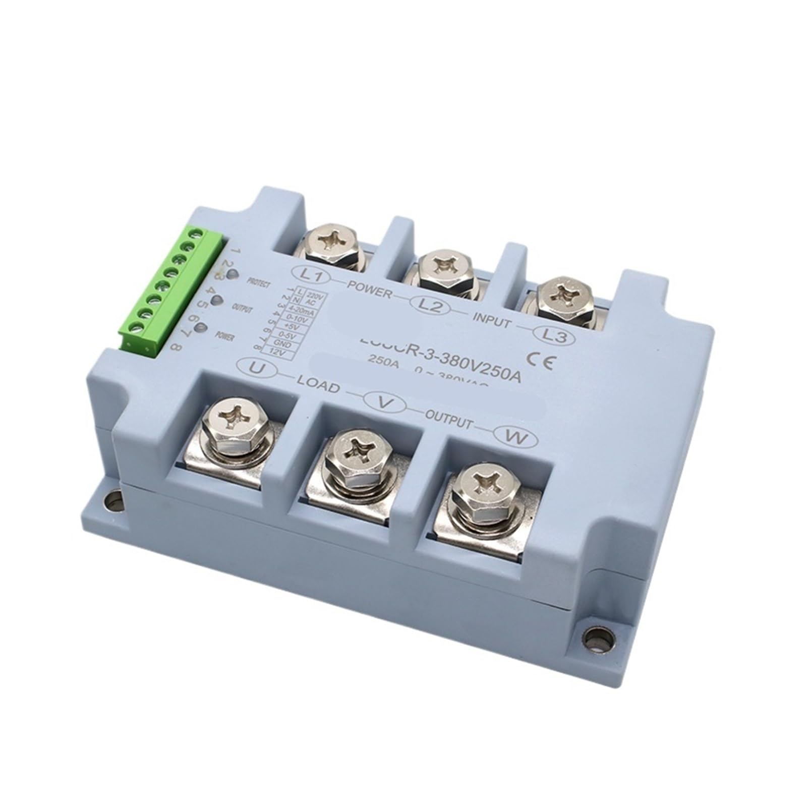 OSHZIKJII Voltage Regulator 380V 150a-450a 3-phase Fully Isolated Intelligent Voltage Regulator Module Thyristor Voltage Regulator(350A)