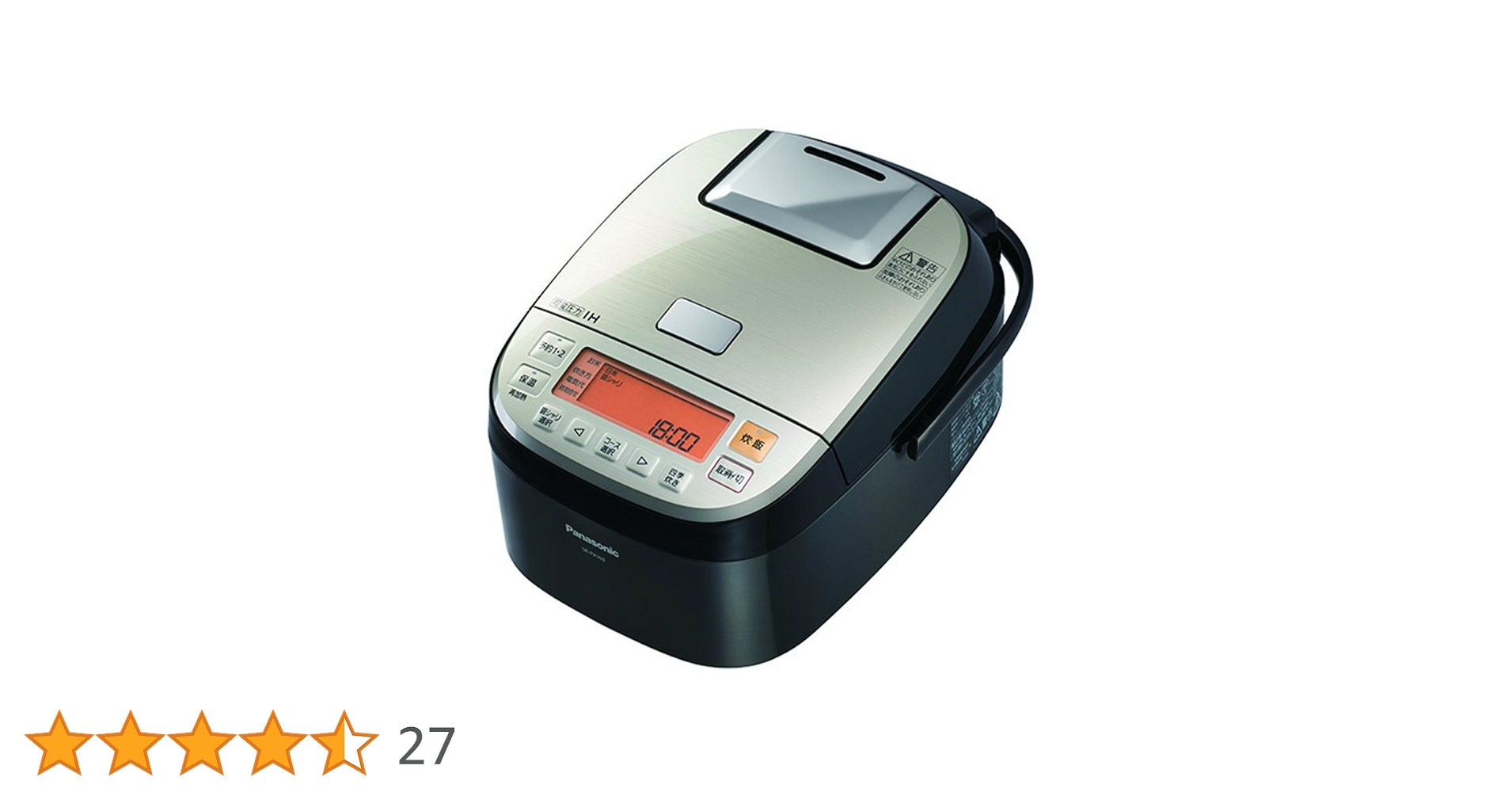 Amazon | パナソニック 5.5合 炊飯器 圧力IH式 おどり炊き
