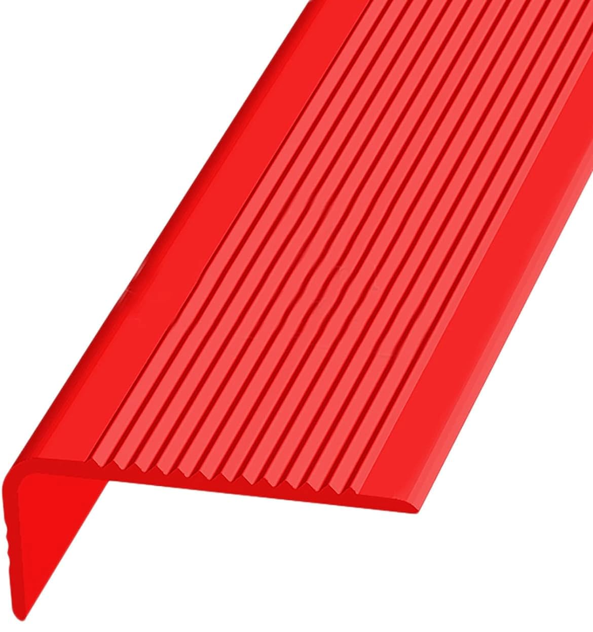 Nez d'escalier antidérapant autocollant rouge protection 10m