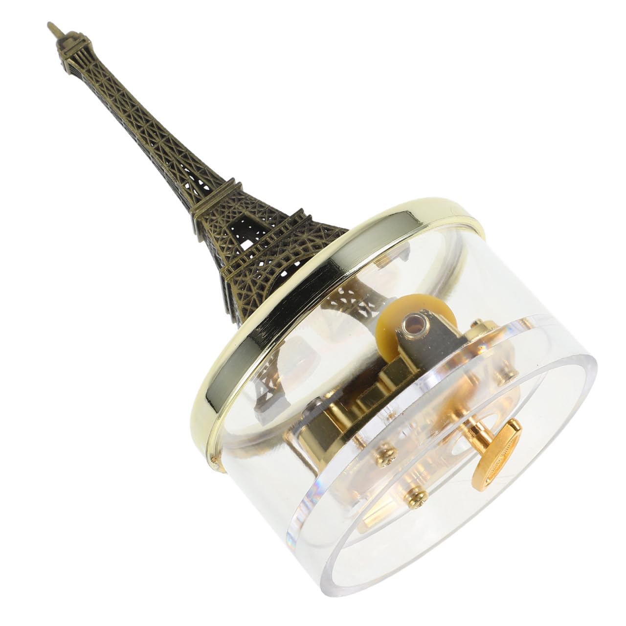 Caja de Vintage de Metal de la Torre Eiffel para Decoración de Escritorios