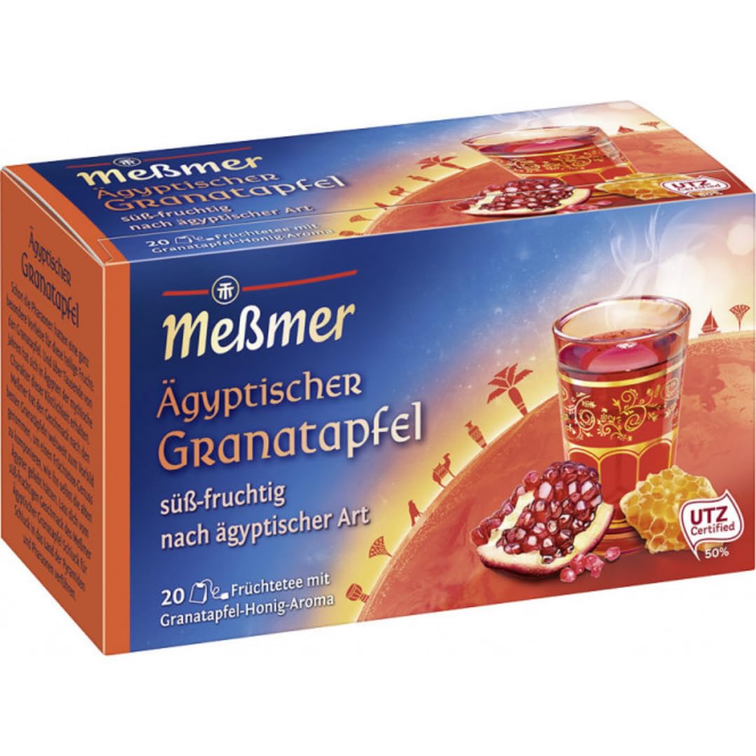 Meßmer Ägyptischer Granatapfel Tee 20 ST x 8 er Pack