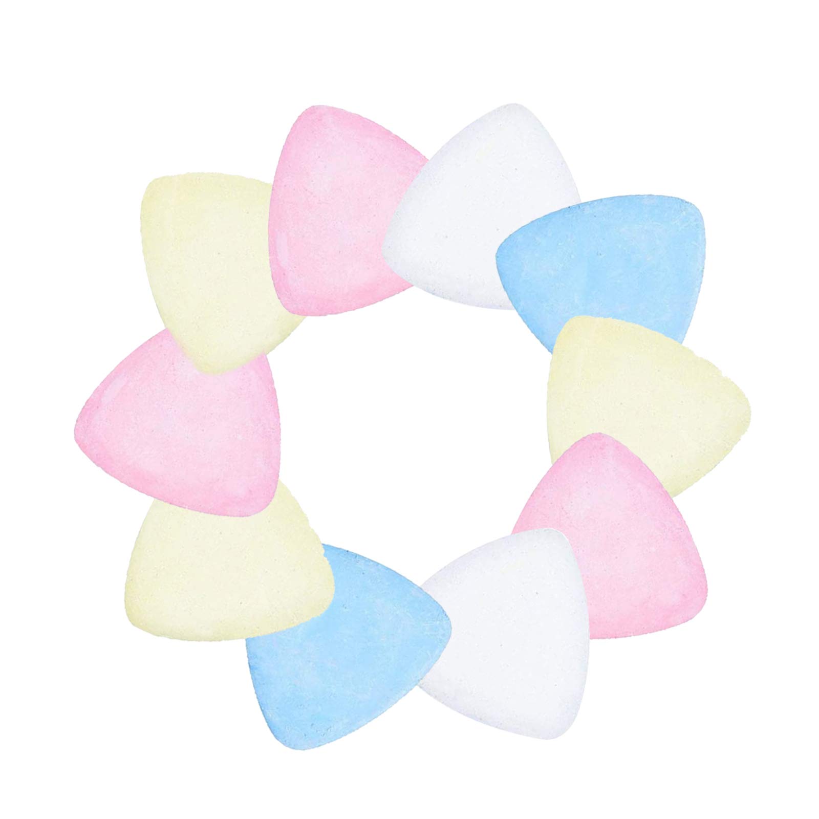 HOSSIAN Professional Tailor's Chalk Triangle Tailor's Chalk Sewing 10PC (4 Color)