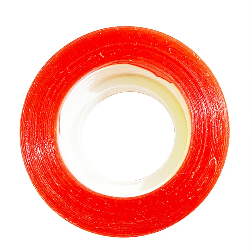 D-DIVINE Red Hair wig tape 20 meter Hair Patch Tape/Hair Toupee Tape/Red Double Sided Tape (Red Tape)-image-27