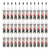 Isolbau Bitumen-Dichtkleber - Klebstoff & Dichtmasse für Montage & Reparatur von Bitumen-Schindeln - Schwarz, 36 x 310 ml