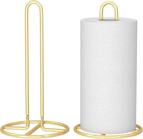 Soporte para toallas de papel, soporte para toallas de papel de cocina, soporte para organización y almacenamiento de cocina, soporte de rollo de