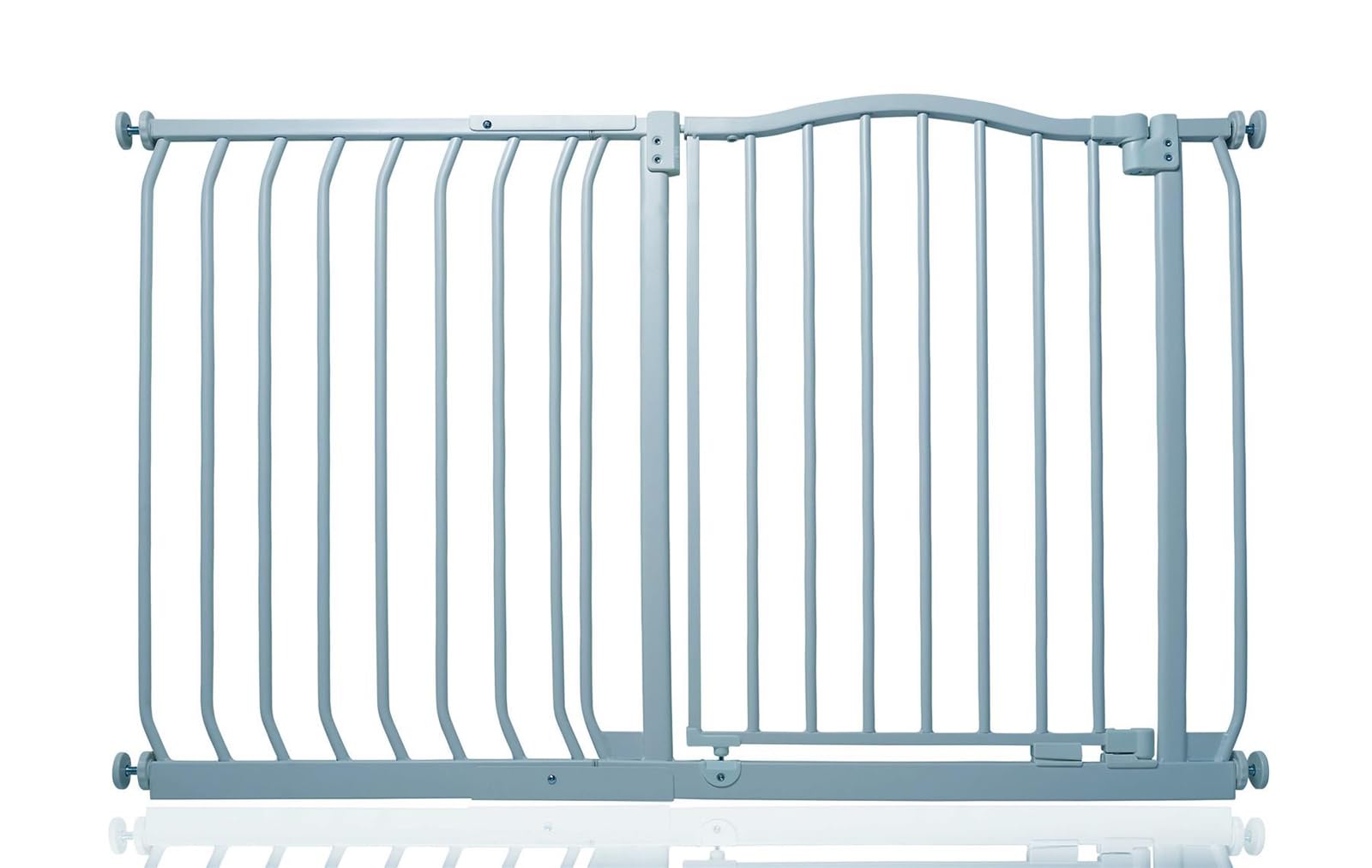 Safetots Curved Top Safety Gate, 71cm - 80cm, Matt White, Pressure Fit Stair Gate, Baby Gate for Doors Hallways and Spaces, Safety Barrier, Easy Installation — view 34