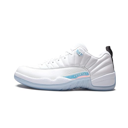 Nike Men's Air Jordan 12 Low Easter, White/White/Multicolor, 14