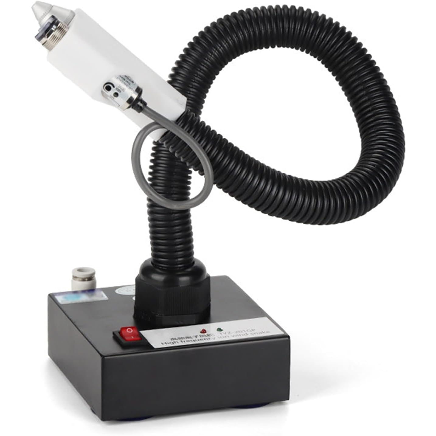 Pistola de aire ionizante antiestática, soplador de polvo con válvula de aire ajustable, rotación de 360° para limpieza industrial, ropa, impresoras UV, productos digitales