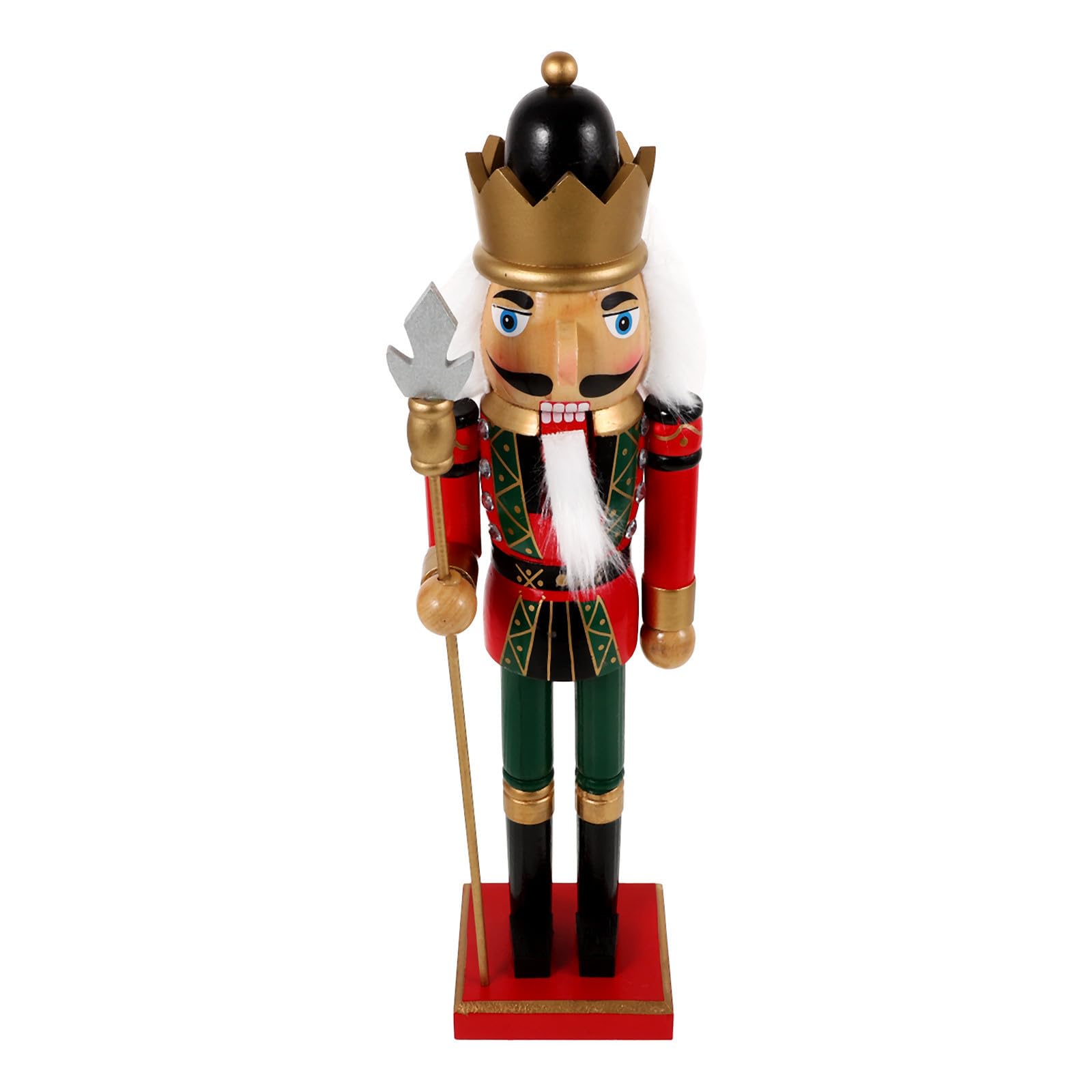 TOYANDONA 3 Piezas Cascanueces de Escritorio Navideño de Madera, Adorno