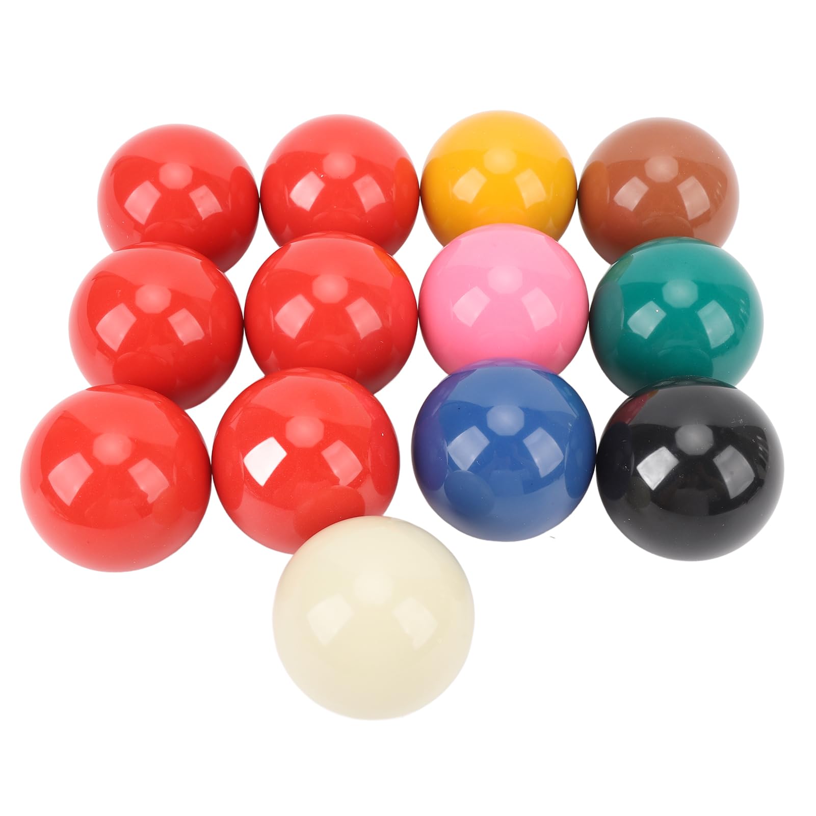 Jeu de Boules de Snooker 52,5 mm 13 Pièces, Balles de Snooker en Résine Professionnelles