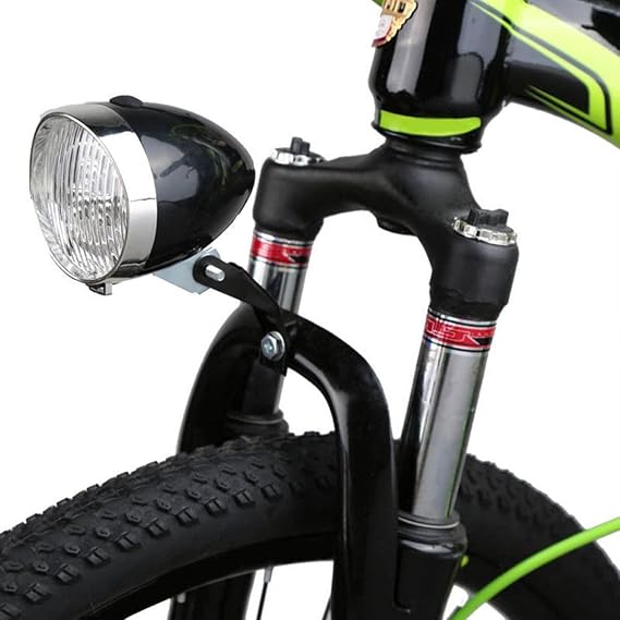 Retro Bike Headlight for Night Riding Vintage Bike Lights Front and Rear Lowrider Bicycle Parts Headlamp Flashlight Vintage LED Bicycle Lights for Women Beach Cruiser Vintage Bike Accessories