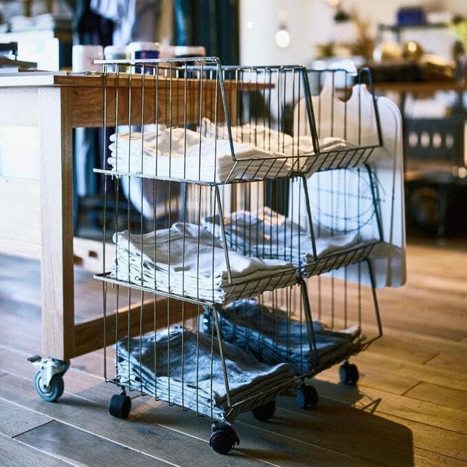 収納棚 キャビネット4段 セット 衣類 ワゴン キャスター シェルフ アイアン 収納棚 キャビネット4段 セット 衣類 ワゴン キャスター シェルフ