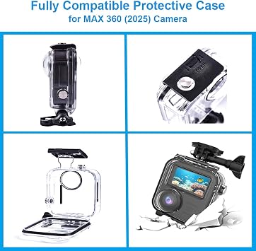 Waterproof Case for GoPro MAX 360 2025 Camera