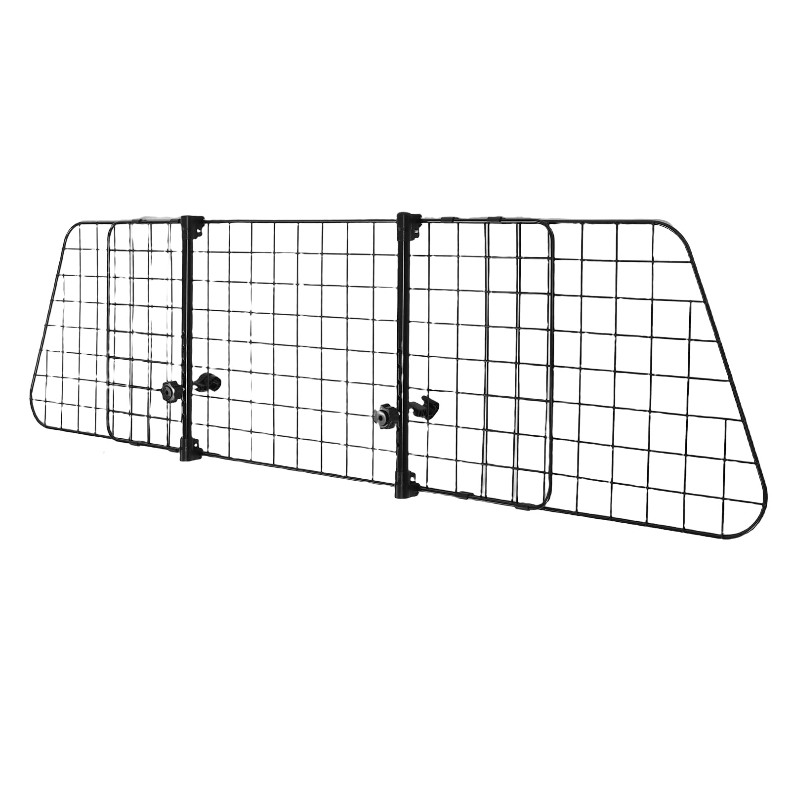 Barrière de Voiture pour Chien Réglable en Haute densité Noire pour SUV, Camions et Berlines, Solution D'isolation pour Animaux de Compagnie pour Un Voyage en Toute sécurité