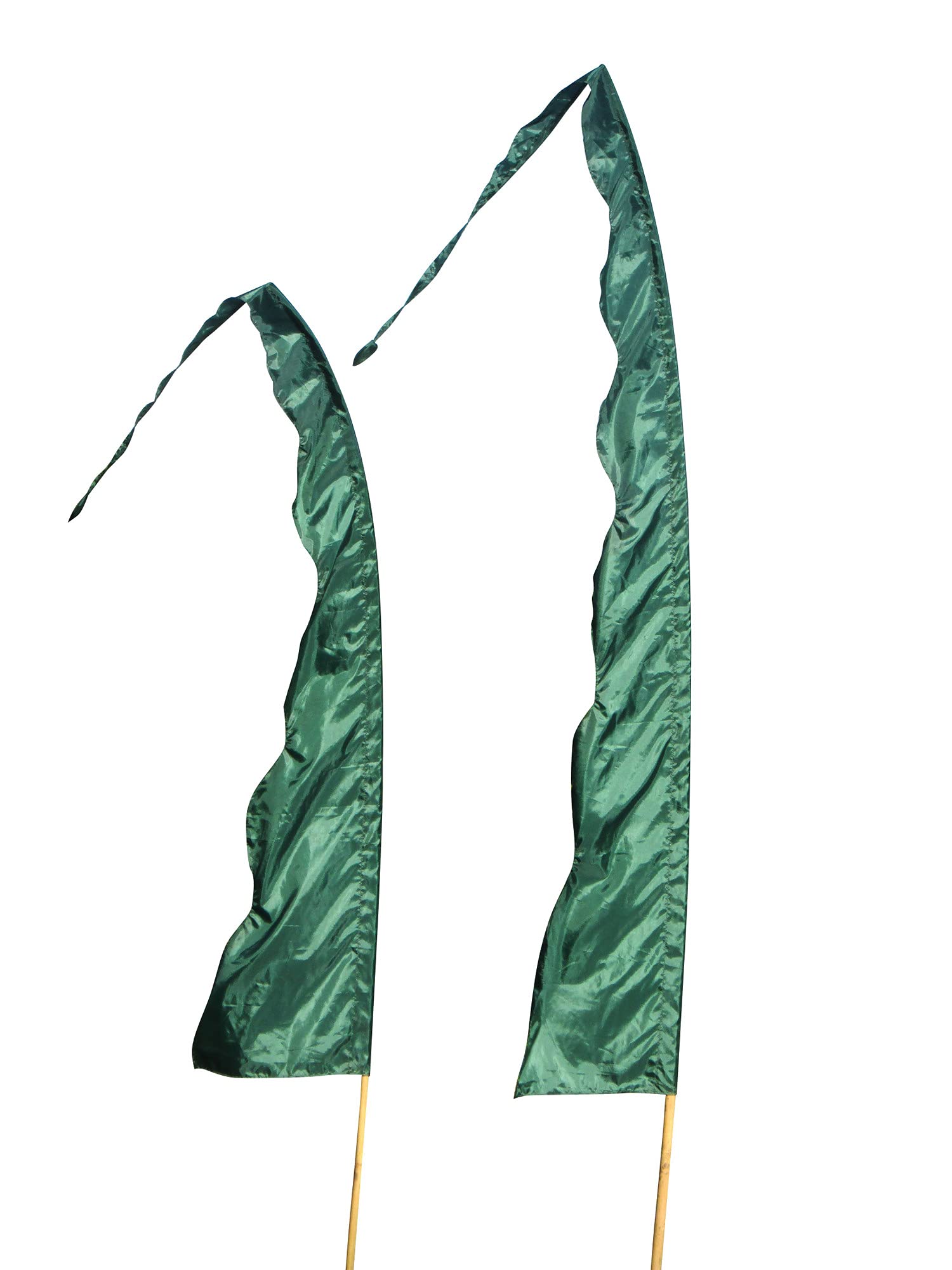 DEKOVALENZ Balifahne SANUR, 4 Meter, Dunkelgrün – Dekostoff Für Garten, Hochzeit & Party Ohne Stange