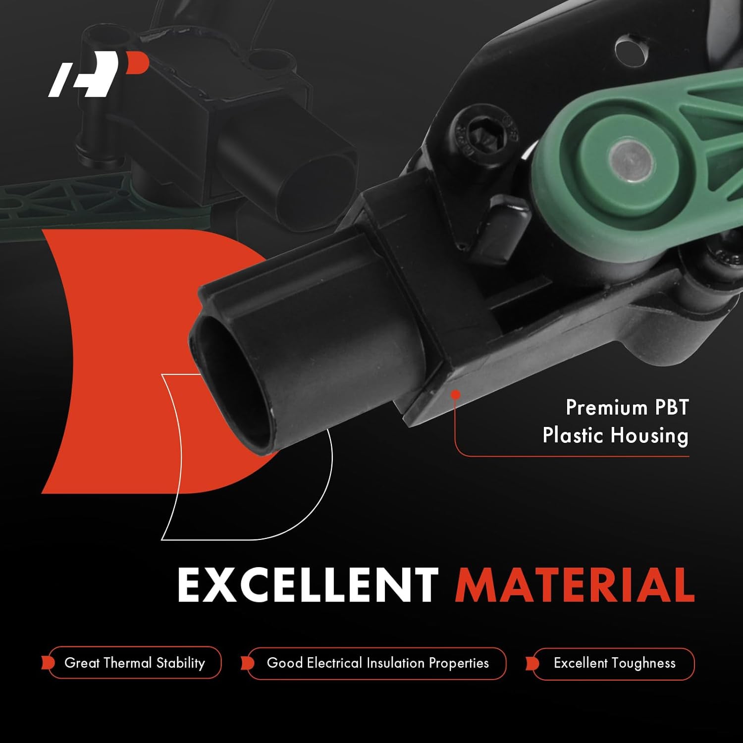 A-Premium Rear Left Headlight Height Level Sensor Compatible with Audi Q5 2009-2017, A6 A7 Quattro 2012-2018, A8 Quattro 2011-2018, RS7 2014-2018, S6 S7 S8 2013-2018, SQ5 2014-2017 & Porsche Macan