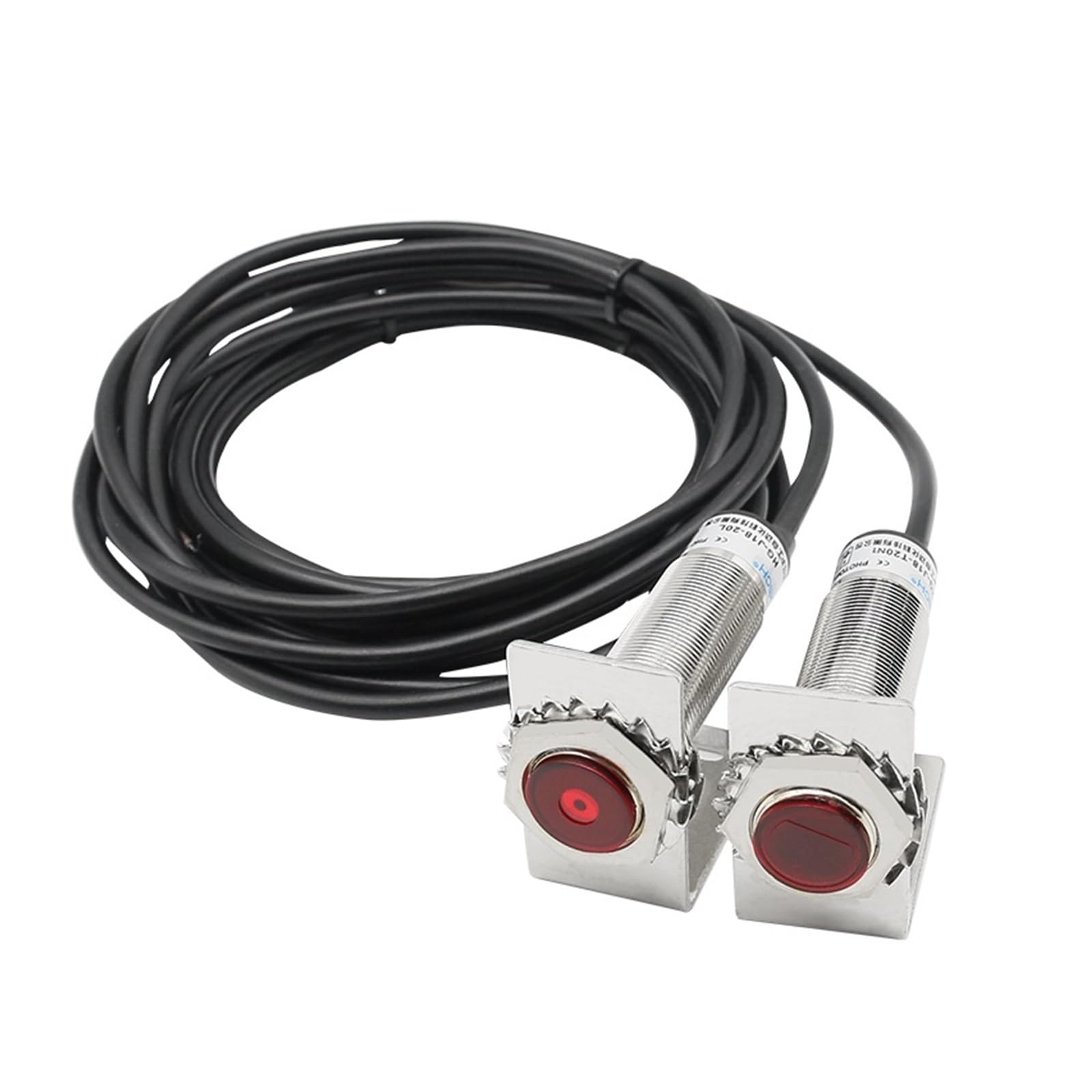 Sensor fotoeléctrico HG-J18-T20 que evita falsos positivos con spot de 1mm