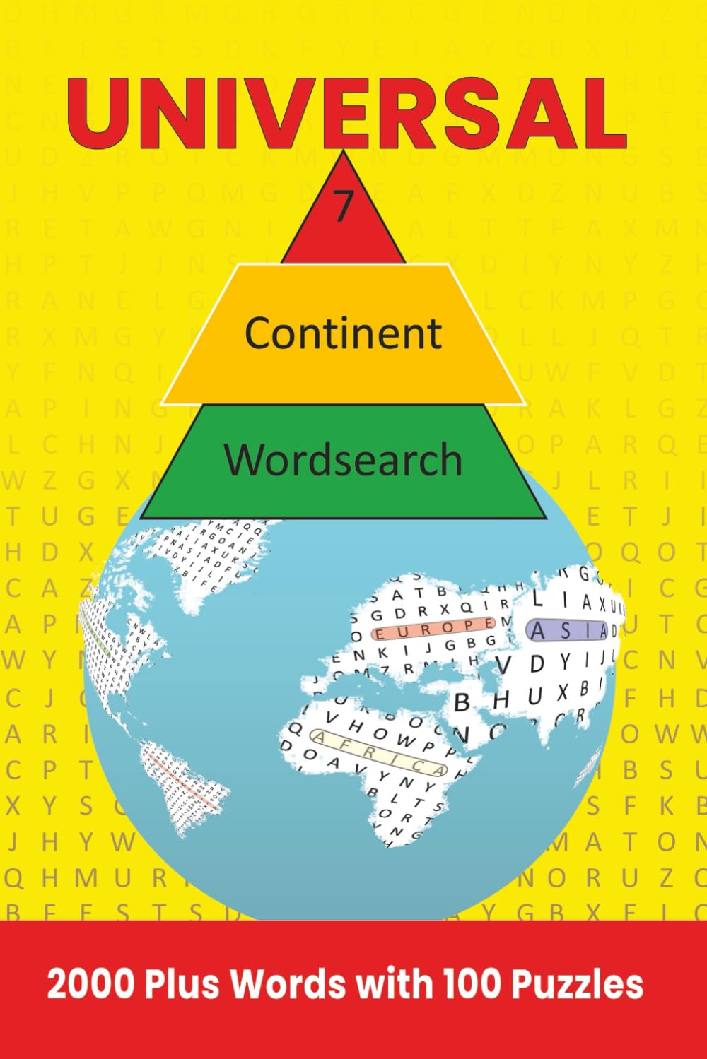 Universal Word Search Puzzles7 Continent 2000 Plus Words With 100 Puzzles