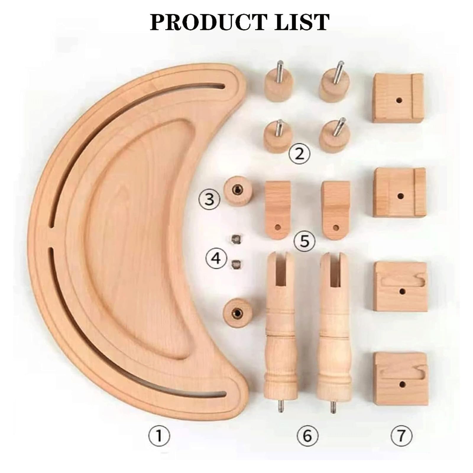 KRILLIQ Soporte de Bordado Soporte de Madera para Punto de Cruz, aro de Bordado Redondo, Marco de Bordado de Escritorio, Soporte para Bordado y Costura Arte de la Costura