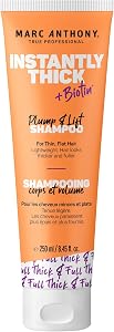 Marc Anthony Instantly Thick Biotin and Aloe Shampoo For Fine Hair - Hair Thickening Biotin Shampoo For Thick and Full Hair - Volumizing & Thickening Biotin Shampoo for Dry, Fine Hair