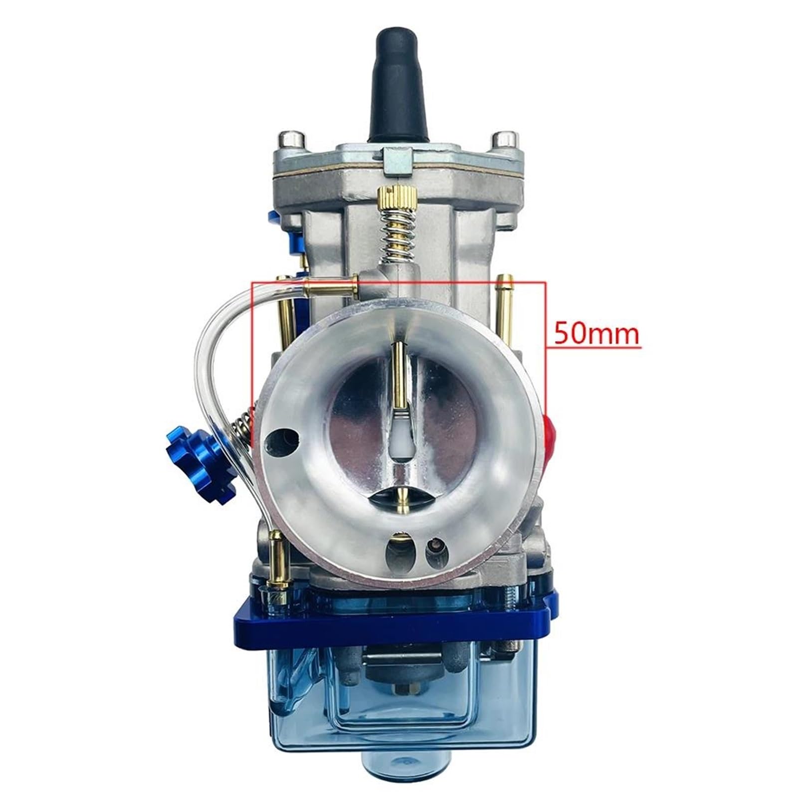 Modifica Del Coperchio Inferiore Blu Trasparente Per Il Carburatore Moto 2t 4t Tempi Per Pwk24 26 28 30 32 34mm