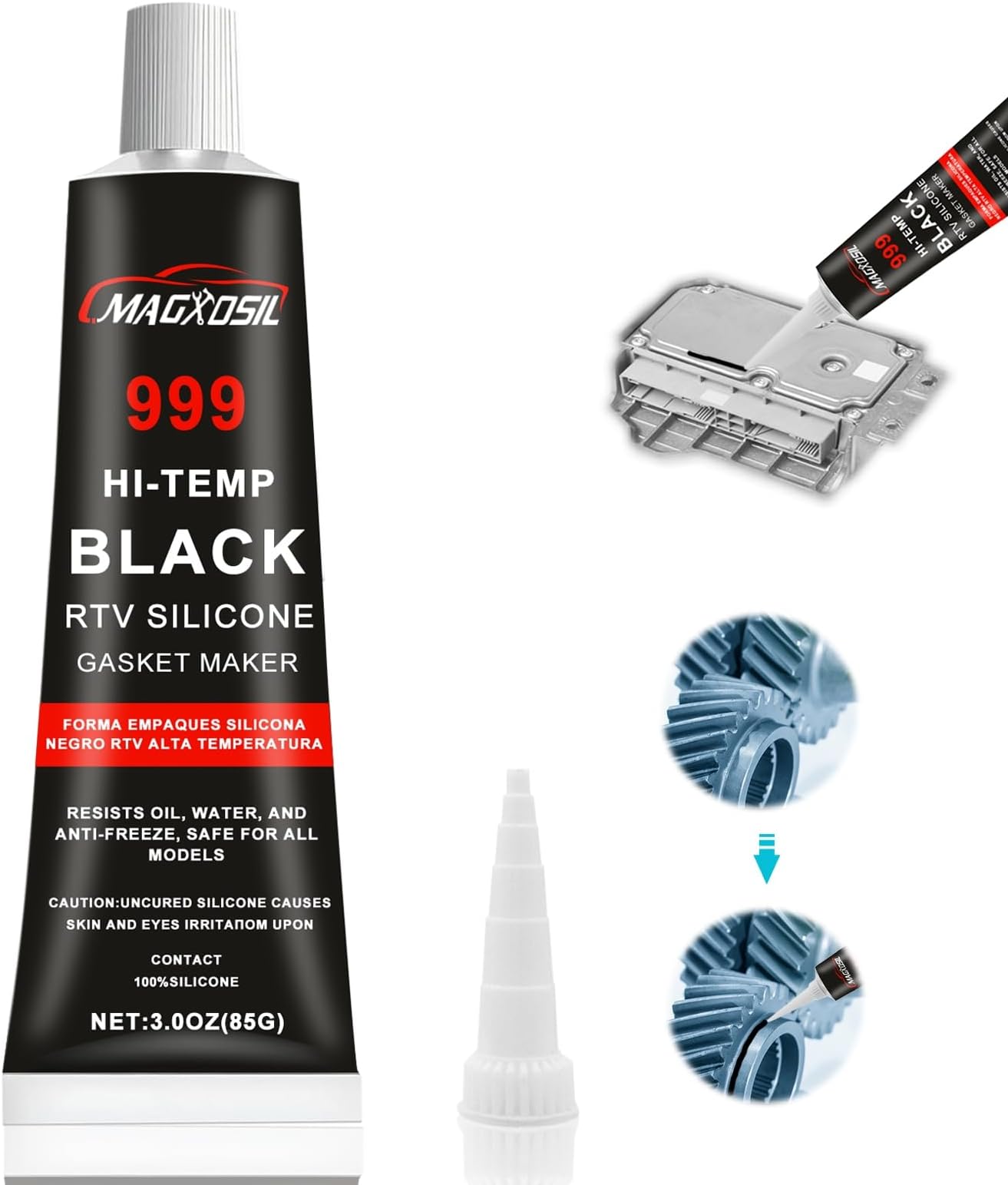 Pasta Nera Siliconica Speciale Per Guarnizioni AREXONS Motorblack - Foto 9