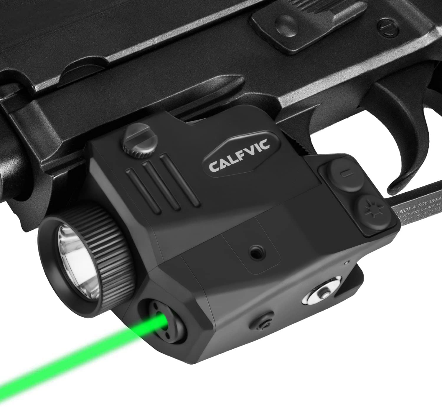 CALFVIC Pistol Light Laser   Light Picatinny Weaver Rail with Magnetic Charging Strobe Function  450 Lumens LED Laser s