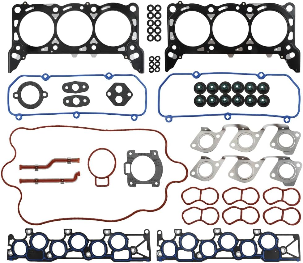DETOTI Head Gasket Set Fit 01-04 Ford E250 E150 F150 4.2 OHV 12V VIN 2 HS9250PT-5 HGS4128
