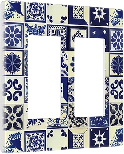 Miniatura 8 de Placa Decorativa de Pared Beige Boho de Mediados de Siglo Sol Abstracto 1-Gang Retro Años 70 Arte Geométrico Moderno con Arco Eléctrico Interruptor