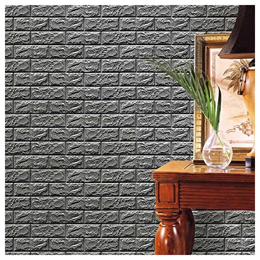 Switchali Moda etiqueta de la pared, 3D espuma PE, creativo vinilo etiqueta, hogar, decoración, papel pintado, DIY, de ladrillo en relieve diseño de piedra de 30 x 30 cm