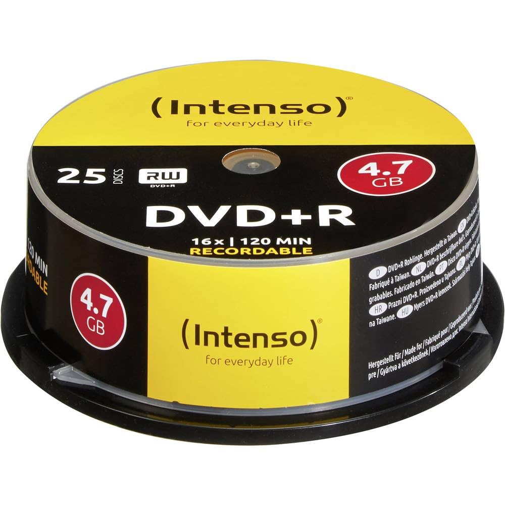 DVD+R Intenso 4111154 16x 4.7 GB 25 pcs